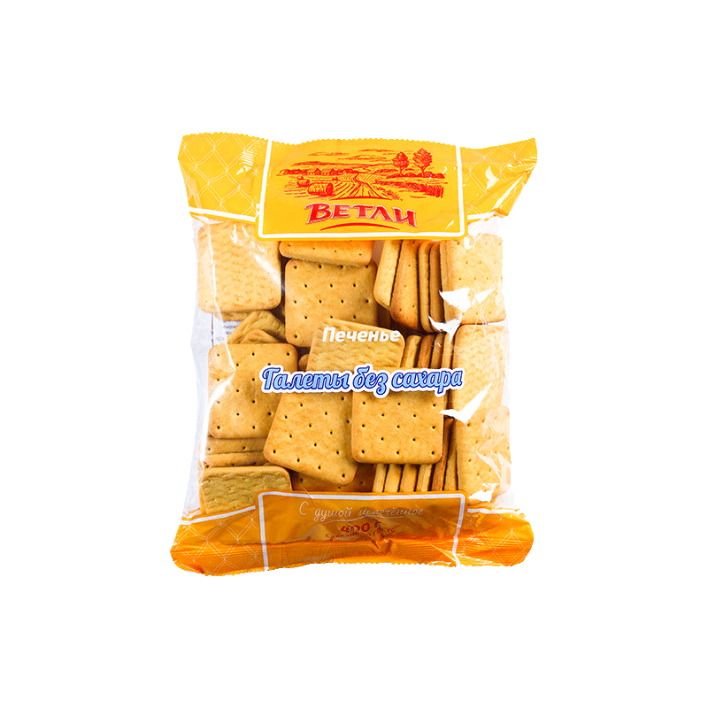 蔗糖饼干俄罗斯进口饼干代餐营养饱腹早餐食品400克/袋 【3袋】无糖