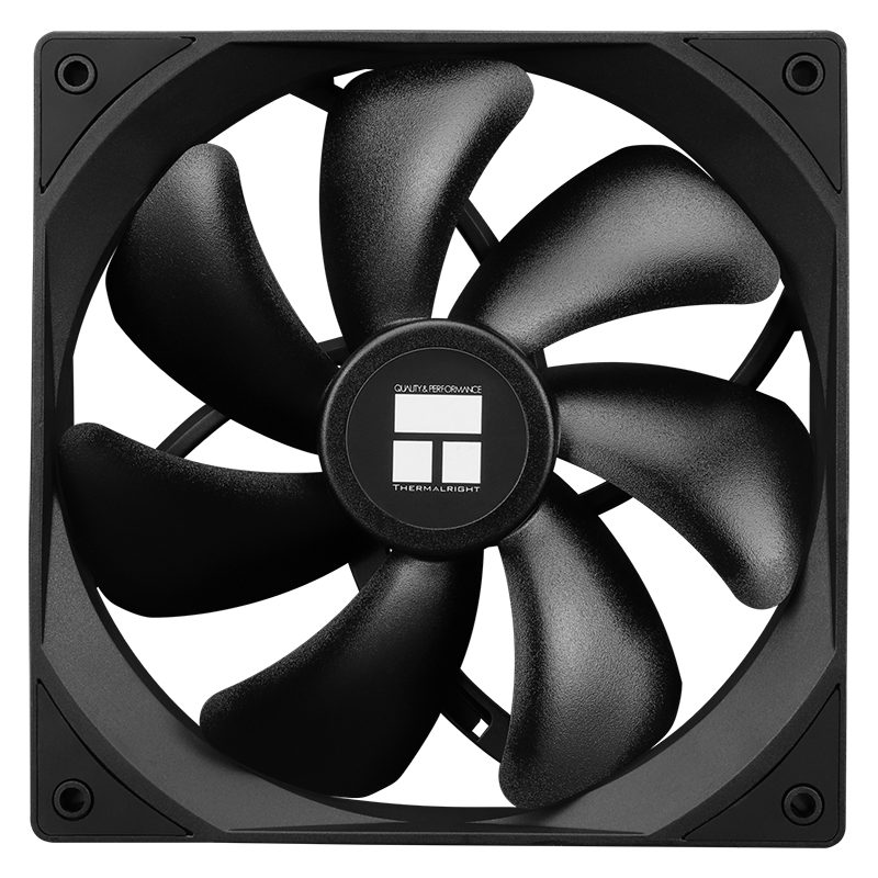 Thermalright(利民)  TL-C14C 黑色14cm机箱风扇 经典磁稳S-FDB轴承 4PIN PWM 调速风扇 1550转速