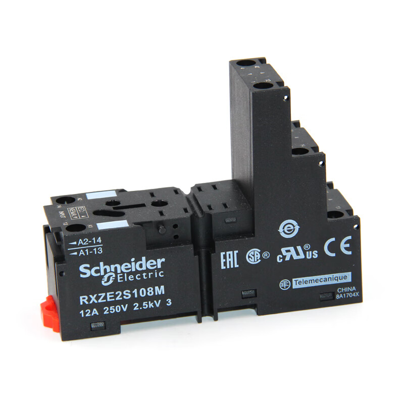施耐德(schneider)继电器底座rxze2s108m rxze2s111m rxze2s114m 8脚