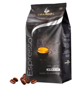 格蘭特意式特濃咖啡豆德國(guó)進(jìn)口1kg袋裝中深度烘焙 中深度烘焙
