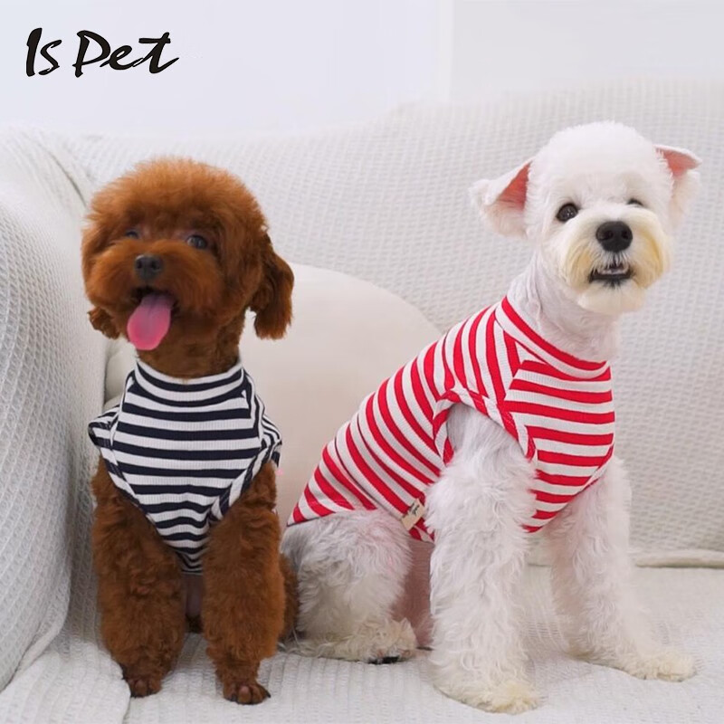 ISPET狗狗宠物泰迪猫咪衣服金毛大中小型犬春夏薄款秋冬打底&新疆棉 红色 L码（8-10斤狗狗适用）属于什么档次？