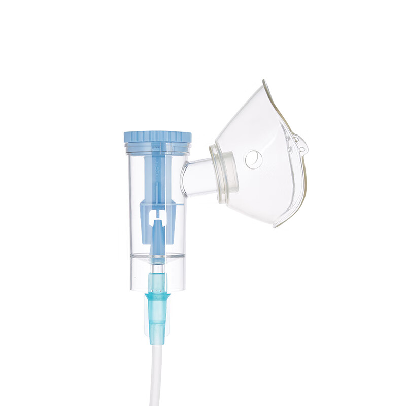 吉纳（GINA）QW10气动雾化吸入器 家用儿童雾化面罩雾化器给药杯成人雾化器配合雾化机雾化医用同款 QW10-II中面罩