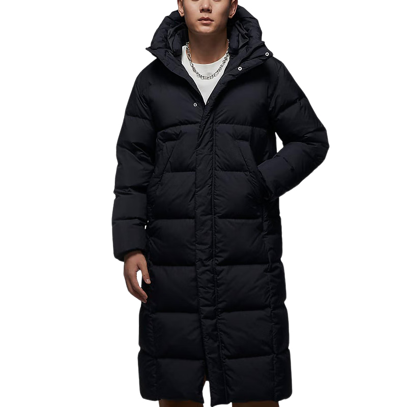 耐克羽绒服男 Nike2025冬季新款Jordan长款保暖运动服加厚外套羽绒服 FV7270-010 S