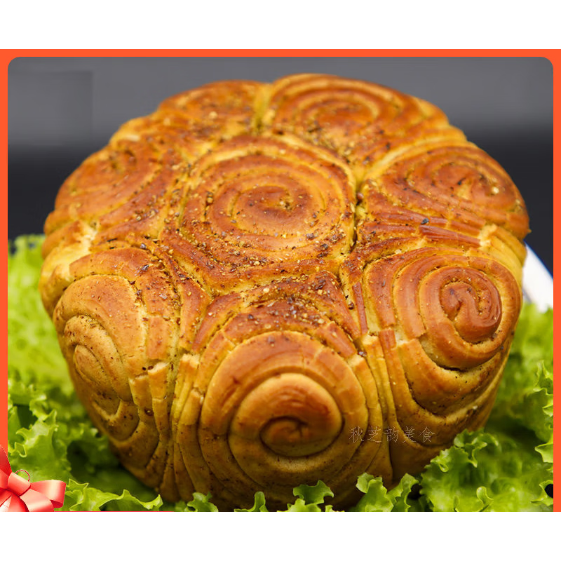 维霆甘肃特产兰州烤花馍手工烤花卷玫瑰青海烤馍地方小吃锅盔零食