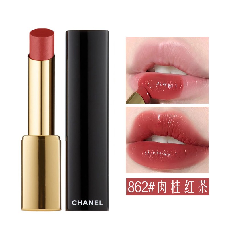 香奈儿(chanel)细管口红黑金魅力精萃唇膏缎光滋润保湿精华520情人节