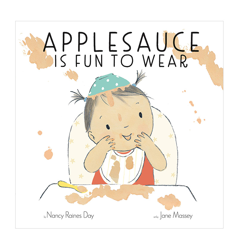 现货】applesauce is fun to wear,苹果酱穿起来很有趣 儿童故事绘本