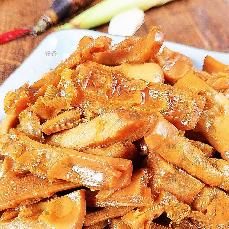 回味姥姥2026年奉化特产油焖笋宁波特产玻璃瓶农家土灶春笋雷笋下饭菜即食 6瓶装精美礼盒装今年新笋【顺丰丰网】