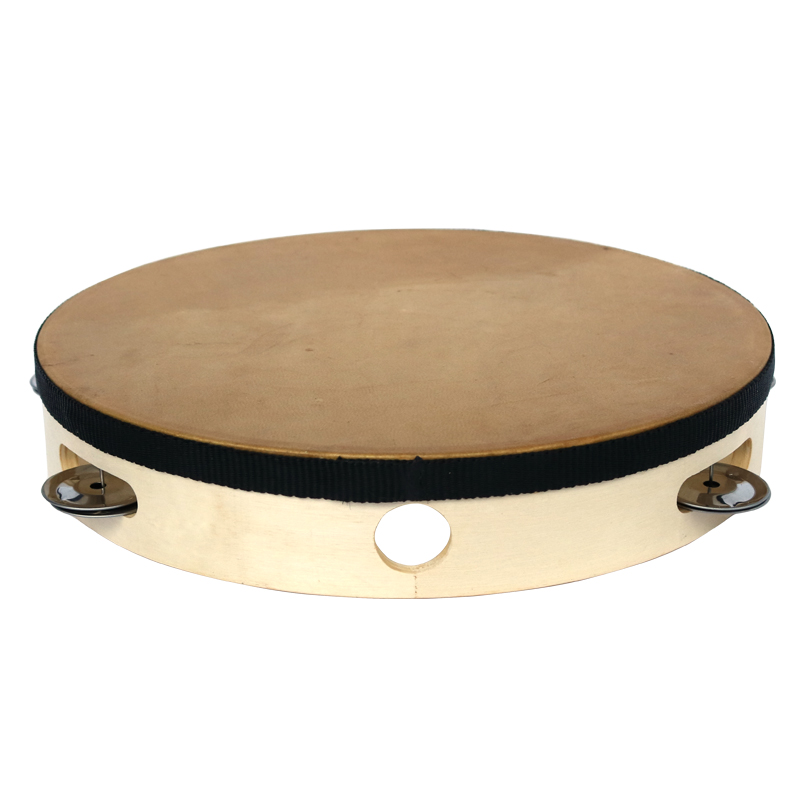 orff透明鼓皮牛皮铃鼓儿童打击乐器手敲鼓奥尔夫铃鼓幼儿园启蒙乐器