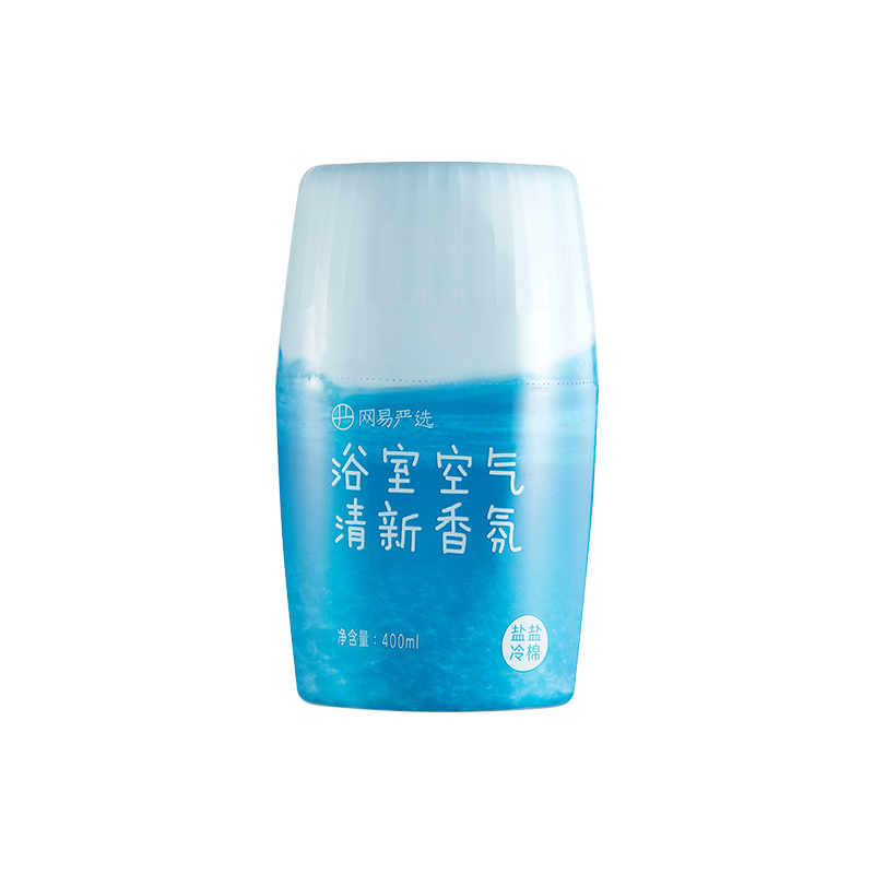 网易严选 浴室香氛空气清新剂400ml 居家浴室厕所卫生间卧室车载香氛除臭剂去异味清新香氛 盐盐冷棉