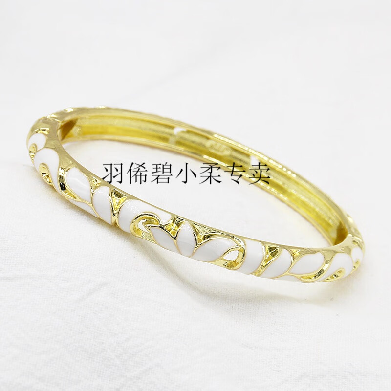 羽俙碧景泰蓝掐丝珐琅手镯jtf景泰蓝手镯掐丝珐琅女圆开口其他创意