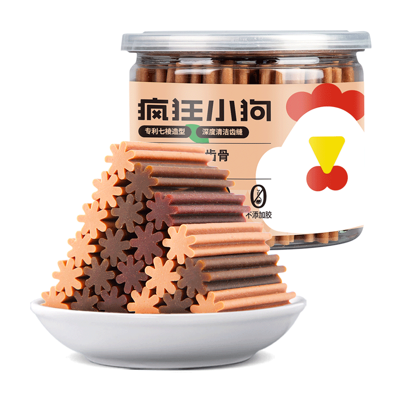 疯狂小狗 宠物狗零食磨牙棒220g