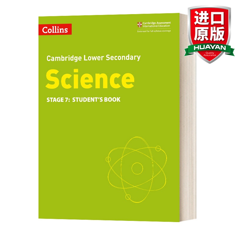 Collins Cambridge Lower Secondary Science Stage 7 英文原版 柯林斯剑桥初中科学学生用书 第七阶段 英文版 进口英语原版书籍