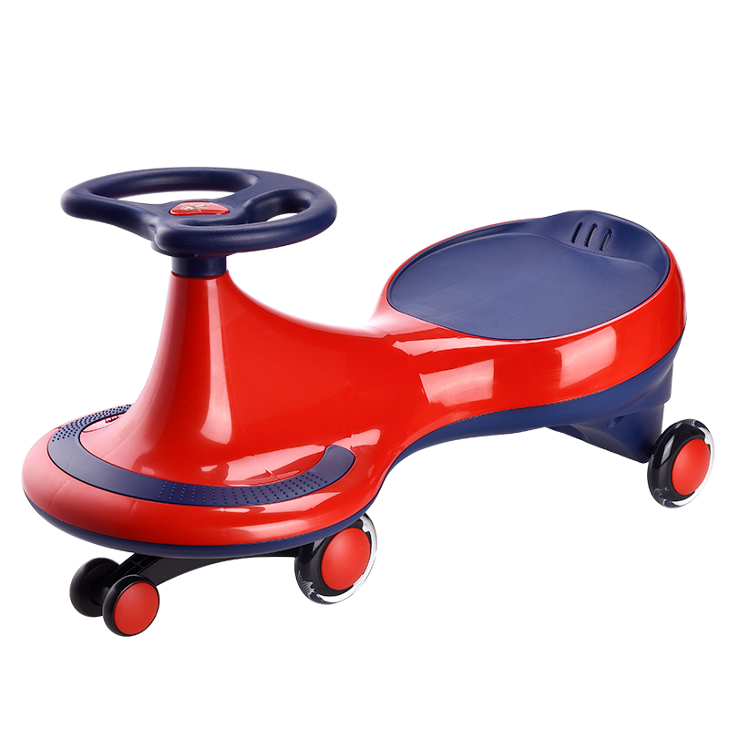 Babyjoey 英国扭扭车宝宝玩具滑行万向轮儿童溜溜车1-3-6岁妞妞摇摆车1802 西瓜红