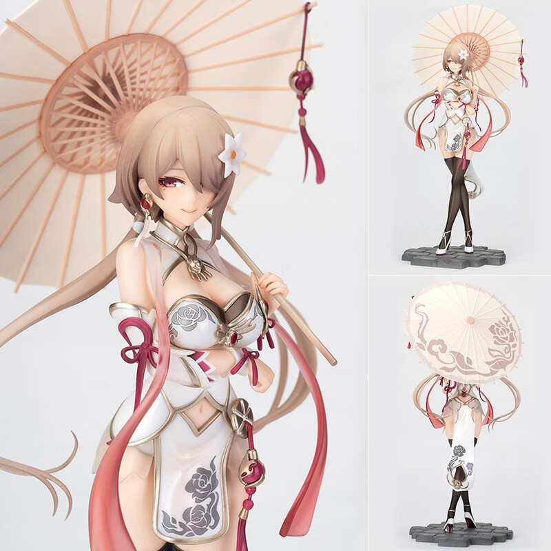 梵盛崩坏三手办旗袍八重樱模型空之律者二次元动漫美少女希儿机箱摆件