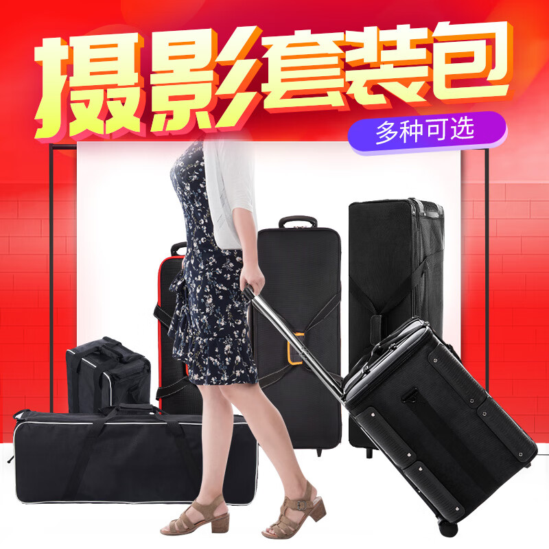 樂(lè )攝寶（Lowepro）收納箱包適用于神牛LA300RGB/SK/DP/閃客攝影箱拉桿箱LED攝影燈套裝包便攜器材防護箱影室燈箱閃光 la 150/200/300系列單燈