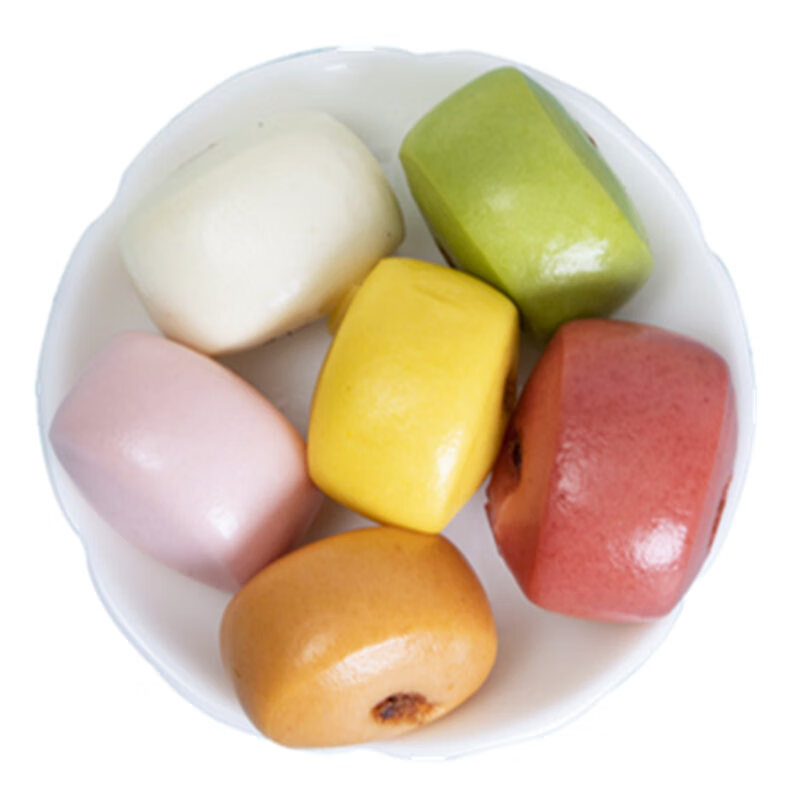 吉田久森(jtosen)手工卡通蔬菜小馒头豆沙馅花卷包子儿童营养早餐宝宝