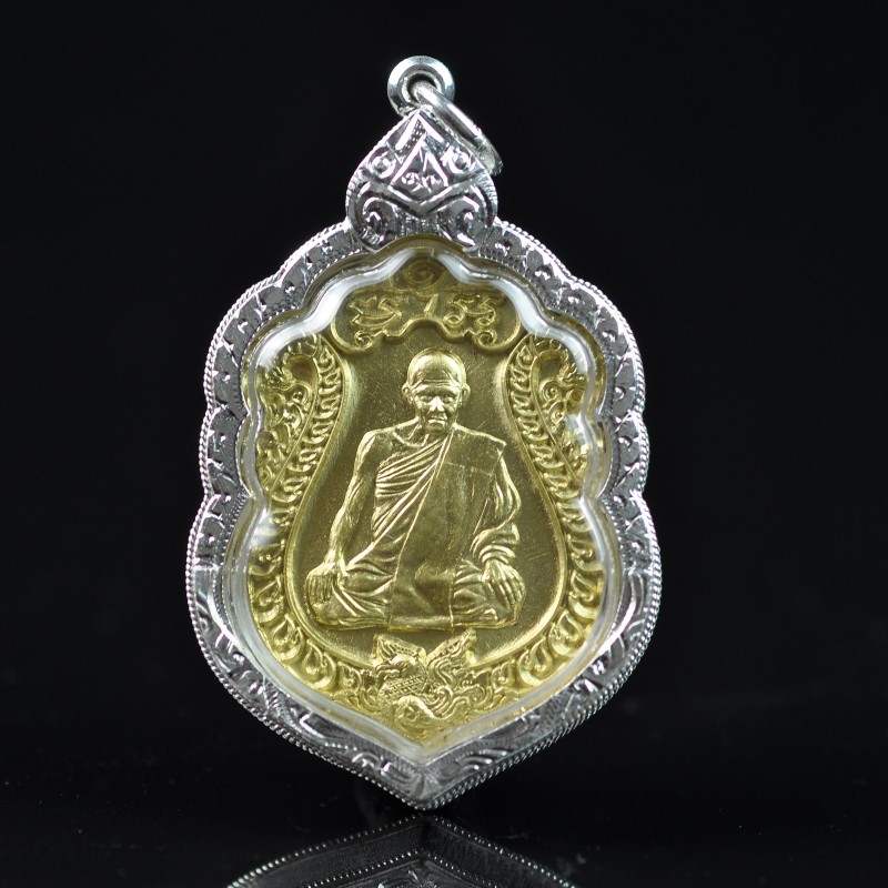 牧思 泰吉宝藏泰国佛牌 龙婆隆一期舍玛自身像 2563年 单色圣铜款