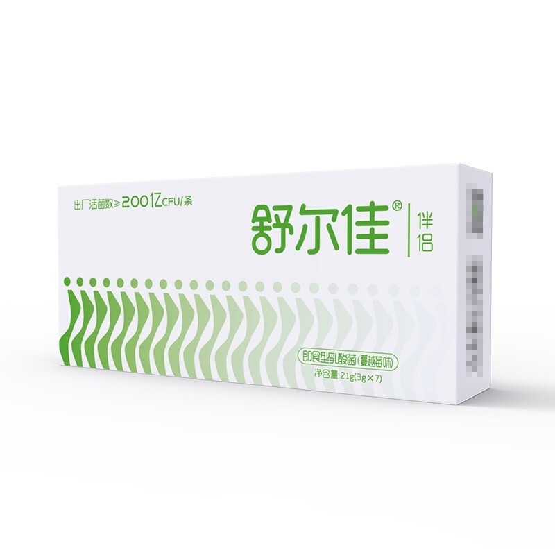 舒尔佳伴侣即食型乳酸菌3g*7条/盒 大人儿童通用肠道活性益生菌粉ln