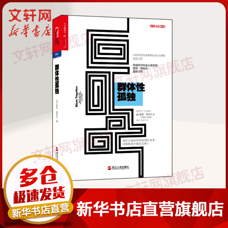 群体性孤独 为什么我们对科技期待更多，对彼此却不能更亲密？ 第十届文津图书奖获奖