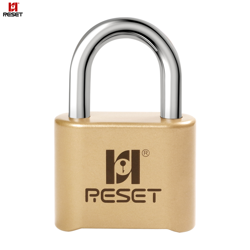 锐赛特RESET 挂锁全金属密码锁挂锁拉杆箱包锁货车店铺仓库大门锁 RST-011