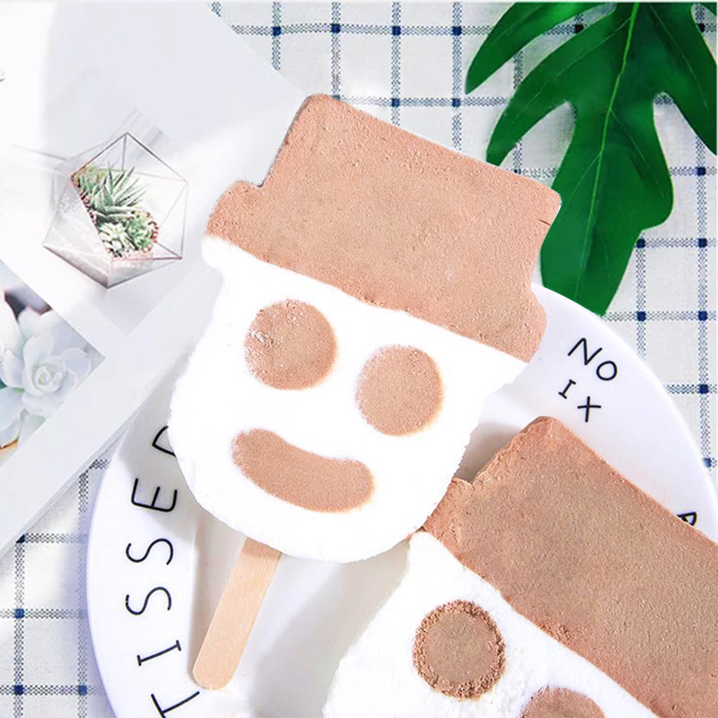 9折 妙趣小雪生娃娃雪糕牛奶巧克力雪人冰淇淋65g冰棍 小雪生*40支