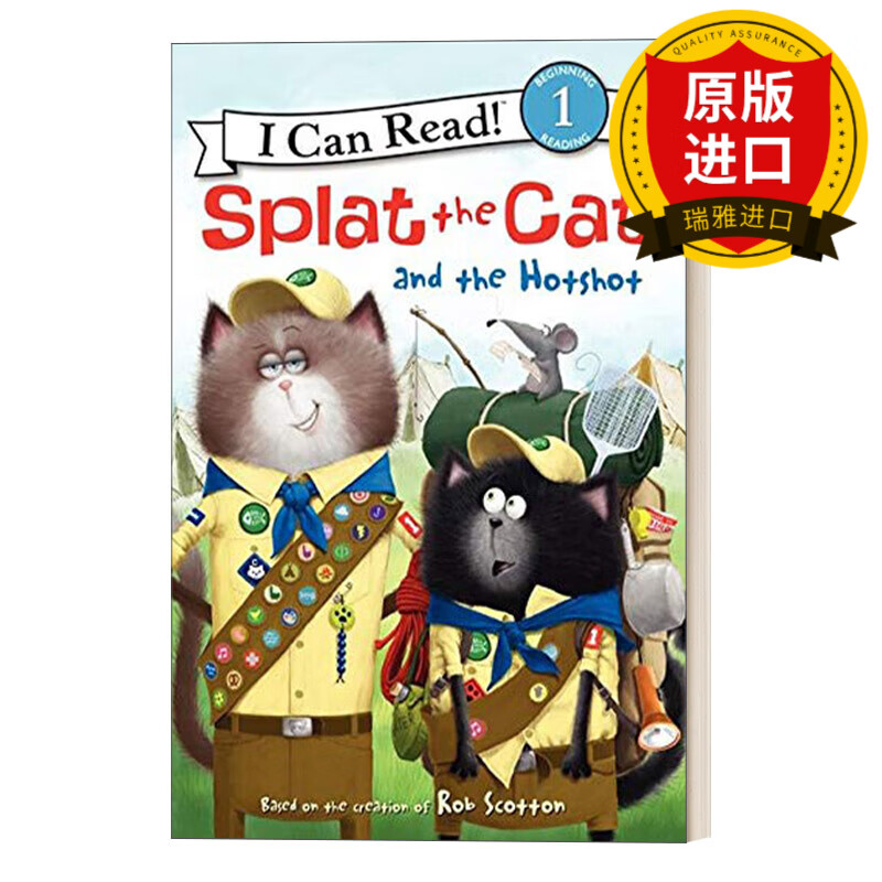 hotshot 啪嗒猫学射击 i can read level 1分级阅读 英文版 进口英语