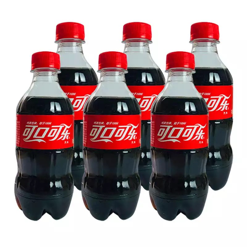 【官方直采】可口可乐激爽夏日汽水饮料系列可乐雪碧芬达 可乐300ml*6瓶