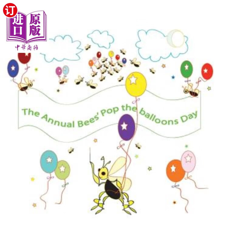 海外直订the annual bees pop the balloons day 一年一度的蜜蜂破