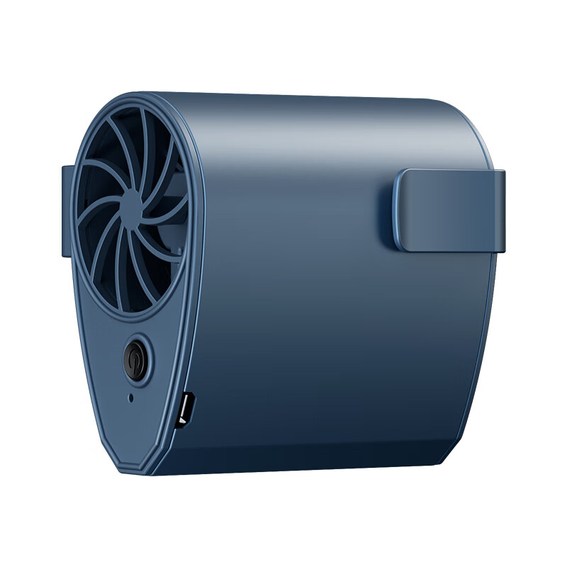 霜魄 挂腰电风扇随身便携带小空调户外工作腰间腰带腰挂式工地降温