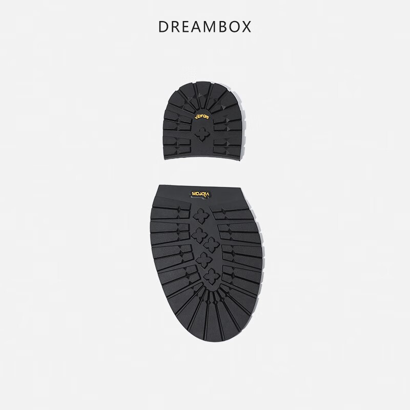dreambox钧博vibram橡胶贴片鞋底贴底服务耐磨防滑前掌贴后跟底片 整片式(vibram橡胶片贴底服务)
