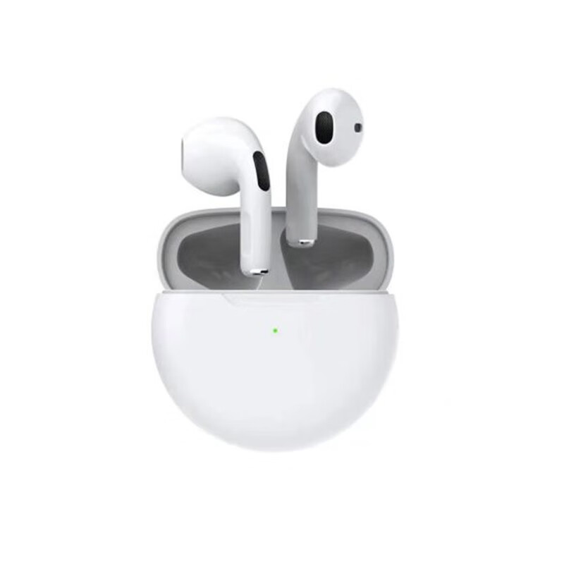 掌之友适用vivo iQOO真无线蓝牙耳机 音乐游戏运动耳机 电竞声效 超轻佩戴 通用苹果华为手机 【Pro6蓝牙耳机+赠数据线】白色 【高清音质 智能降噪 超长续航】