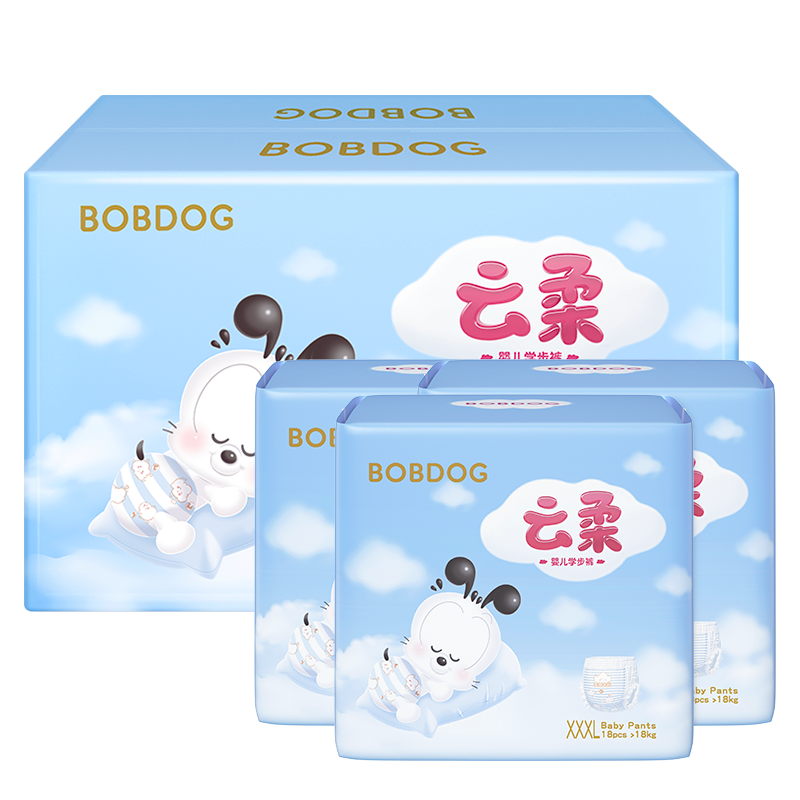 巴布豆婴童云柔拉拉裤价格走势及销量分析