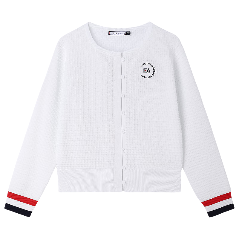 ���ڲ�����ELLE ACTIVE�´������껪���������Ů�＾��������ͨ�ڰٴ�������֯���� ��ɫ S    198.99Ԫ