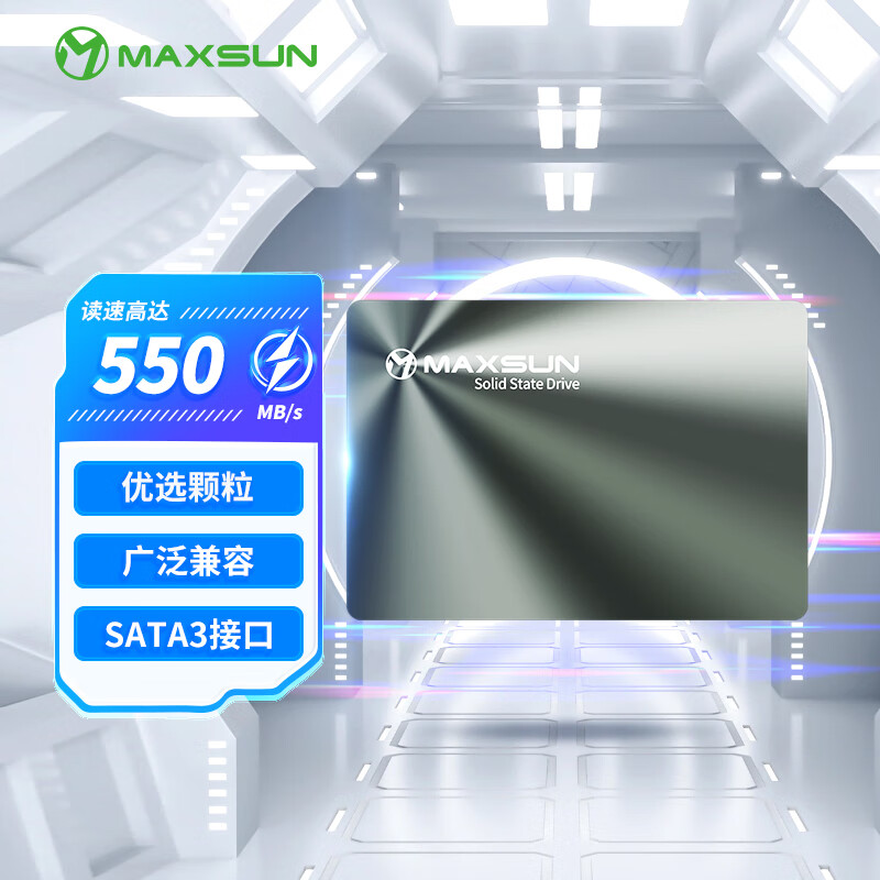 铭瑄(MAXSUN) 256GB SSD固态硬盘SATA3.0接口 550MB/s 终结者系列