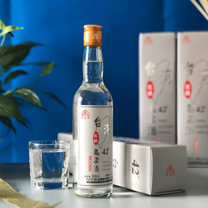 金厦缘台湾高梁酒42度金门浓香型高粱酒纯粮食酒礼盒白酒整箱 42%vol