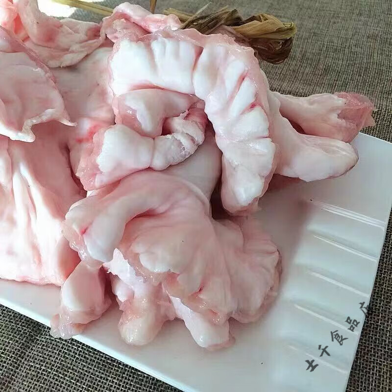 鲁花新鲜鸡冠子油花油生猪油猪水油炼油渣出油率高新鲜鸡冠油板油土猪