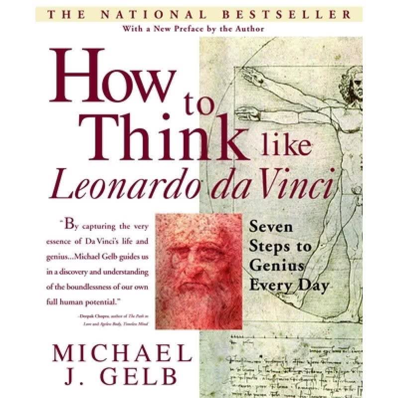 现货 如何像达芬奇一样思考 How to Think Like Leonardo Da Vinci: Seven Steps to Genius Every Day