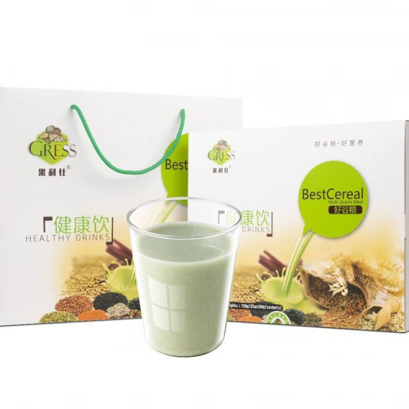 风鲜仓果利仕好谷粮健康饮粗粮谷物营养学生早餐粥即食小袋装冲饮粉 30包*25g (新款包装升级)