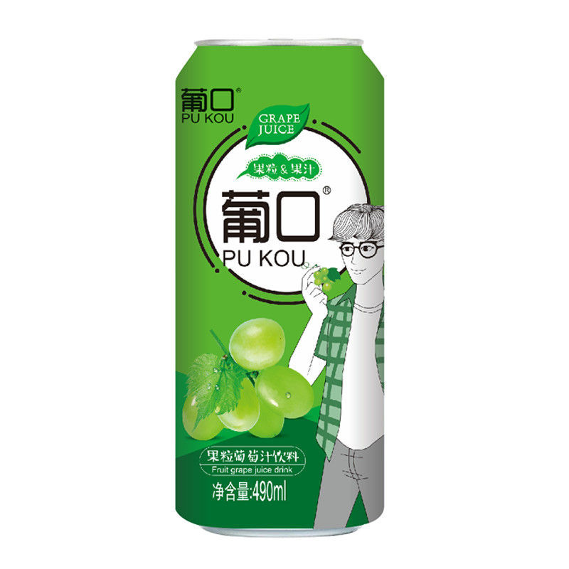 【好物严选】葡口果粒葡萄汁 黄桃味草莓味果肉饮品大罐新日期果汁