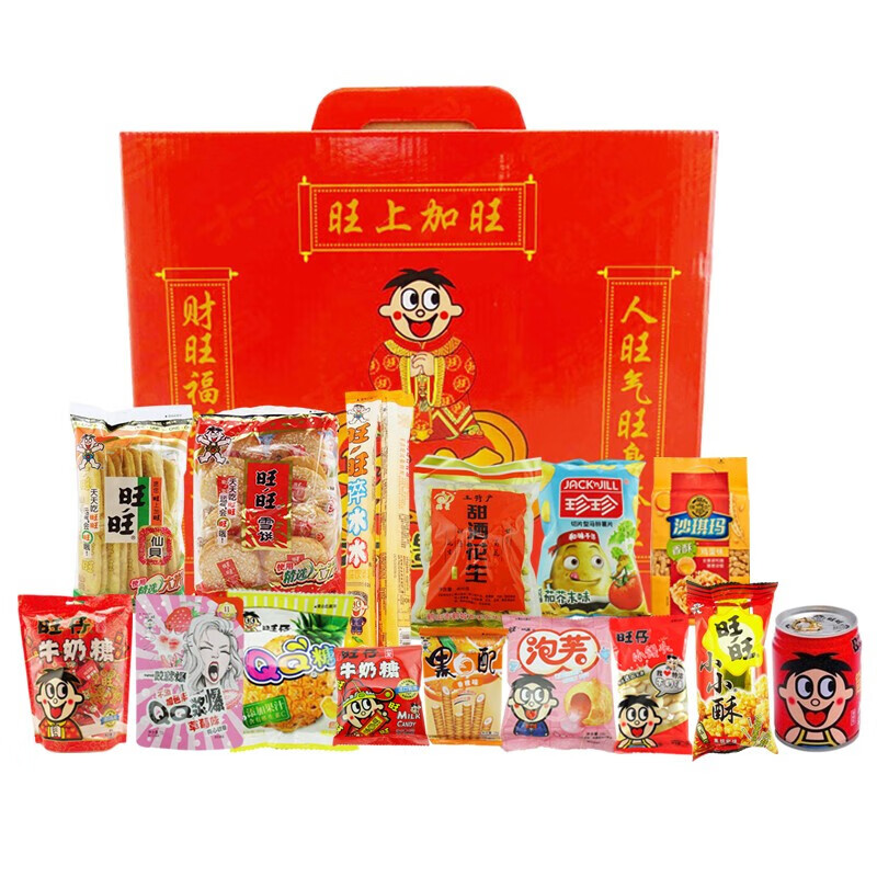套餐巨型零食大礼包年货购员工福利新年拜年婚庆 (旺旺大礼盒2021g)