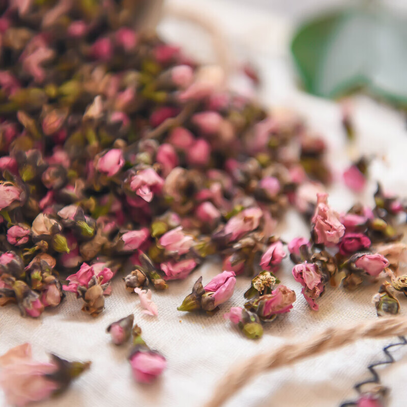 虎钢馋桃花特级新花500g干花苞天然花瓣花草茶
