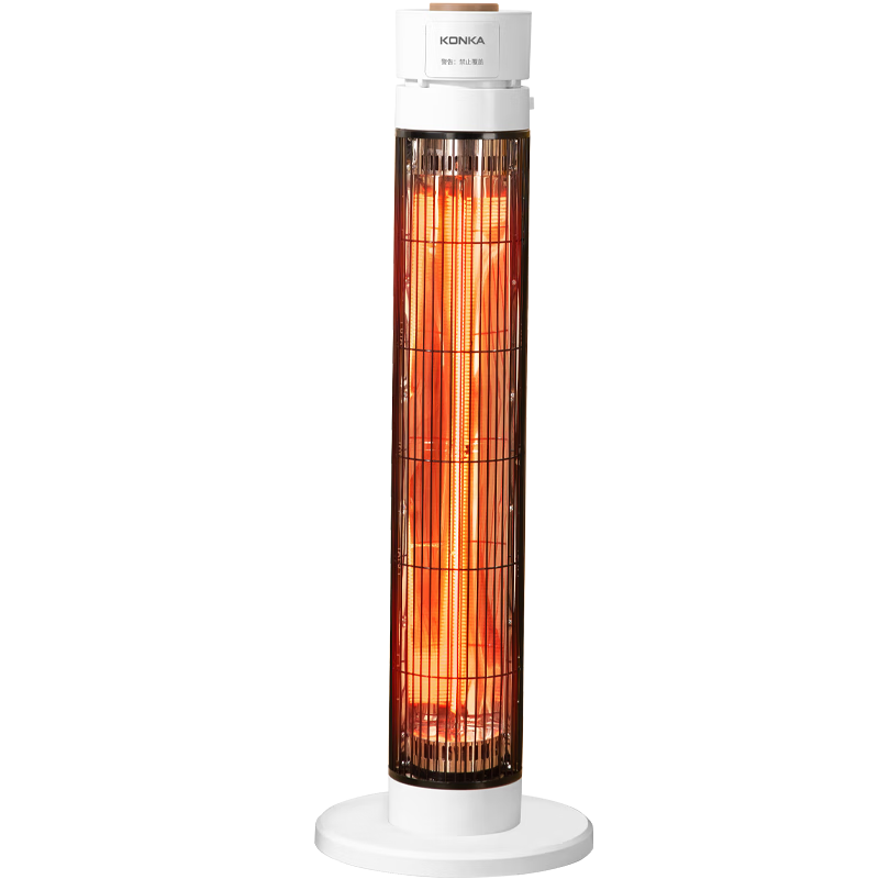 康佳（KONKA）取暖器家用遠(yuǎn)紅外小太陽立式電暖器鳥籠取暖烤火爐輕音電暖氣速熱暖風(fēng)機(jī)可搖頭KDNL-1002-P