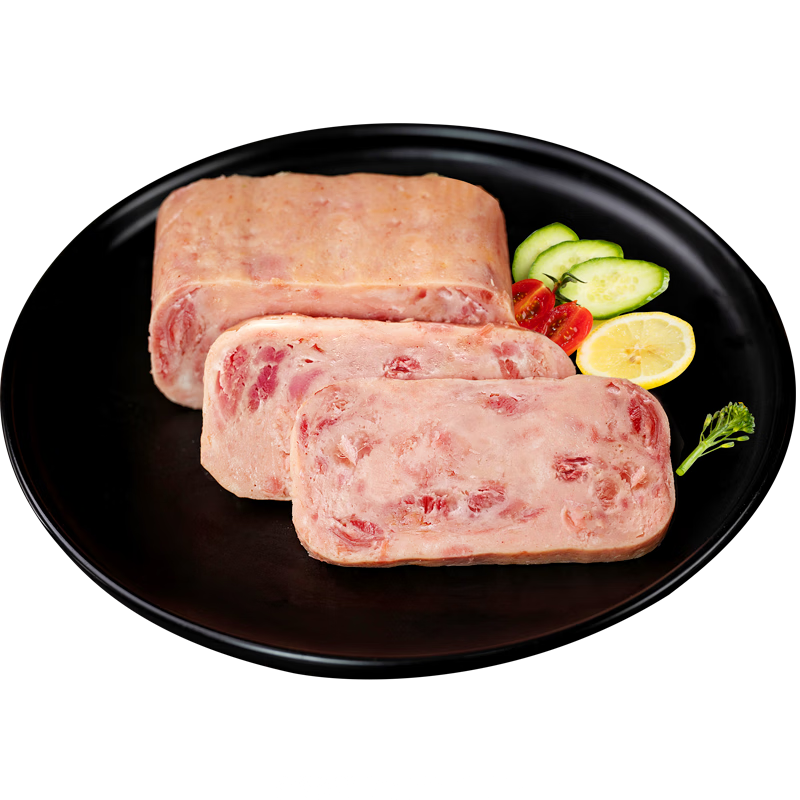 潮夫道火锅午餐肉198g *2肉含量≥90% (不含鸡肉）即食涮肉火锅烧烤食材