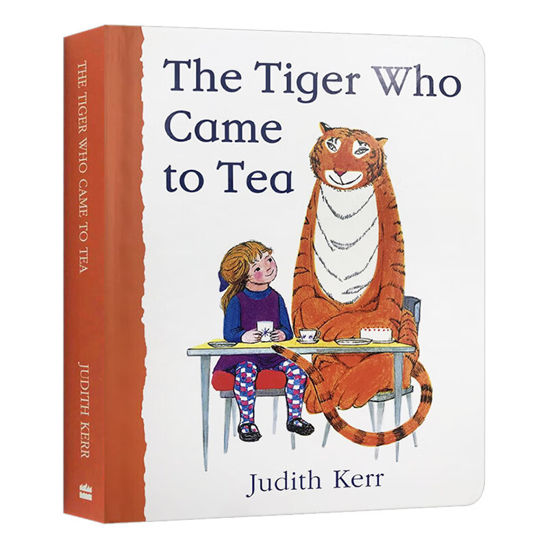 the tiger who came to tea 老虎来喝下午茶儿童启蒙英语阅读纸板书
