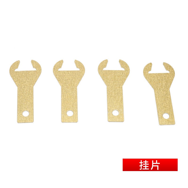 龙骨全套配件铝扣板辅料收边条主副骨三角龙骨架子 三角龙骨挂片10个