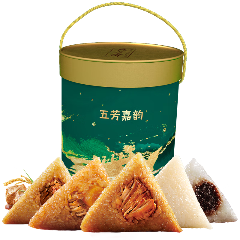 WU FANG ZHAI 五芳斋 五芳嘉韵 粽子礼盒装 5口味 1.24kg