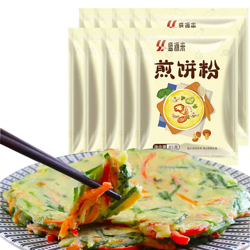 盛源来 煎饼粉韩国每日蔬菜泡菜饼粉韩式早餐小包装 蔬菜煎饼粉 80g *