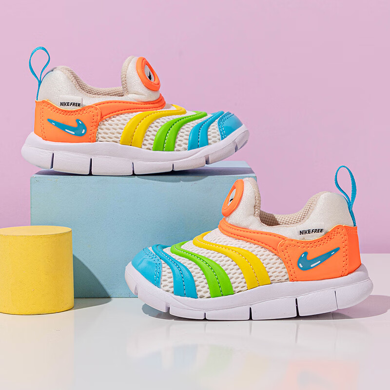 耐克（NIKE）男鞋女鞋童鞋 2026新款运动鞋毛毛虫一脚穿健步轻便透气休闲鞋 FN8911-141 26