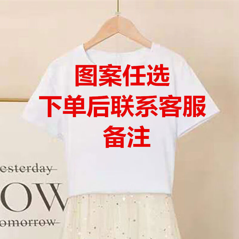 邦菲尔单/套装T恤 网纱半身纱裙套装两件套仙女裙2024新款中长款半身裙 单件T恤 2XL 135-155斤