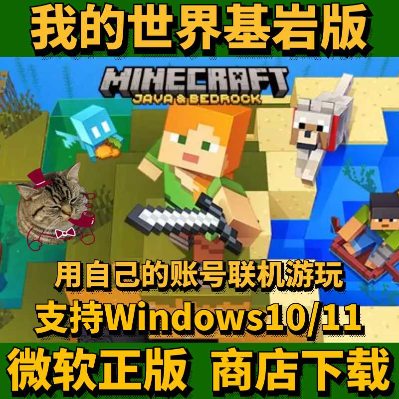 童梦姿我的世界国际版 minecraft基岩版 win10/11版 官方pc 服务器